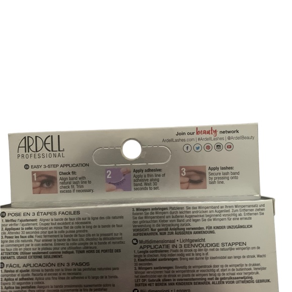 Eyelashes Ardell Professional 3D Faux Mink 854 Brand New, Multidimensional - Picture 2 of 3